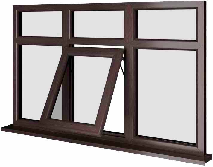 Rosewood UPVC Window Style 83
