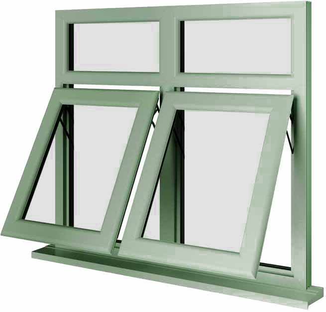Chartwell Green UPVC Window Style 84