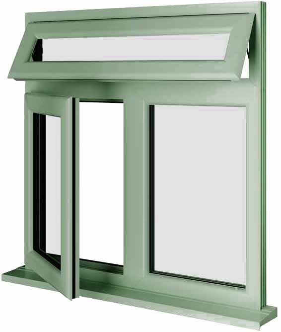 Chartwell Green UPVC Window Style 85