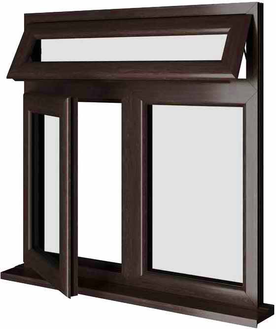 Rosewood UPVC Window Style 85