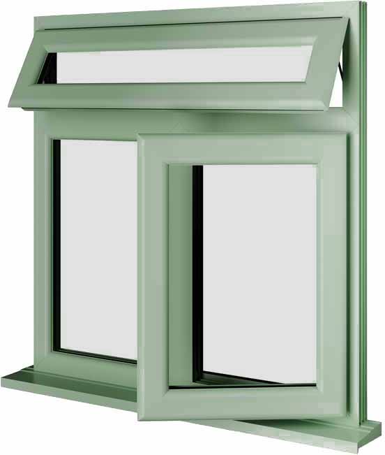 Chartwell Green UPVC Window Style 86