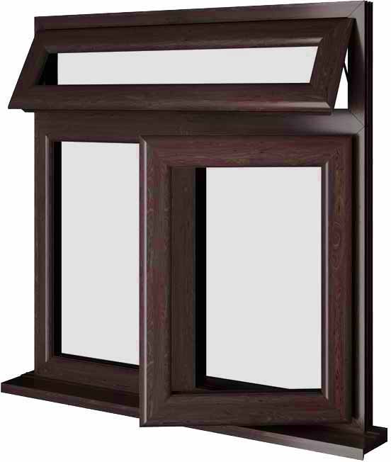 Rosewood UPVC Window Style 86