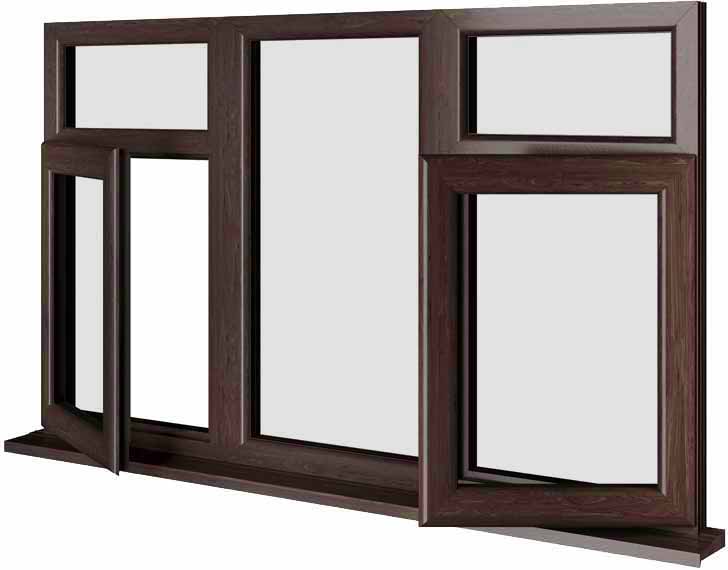 Rosewood UPVC Window Style 87
