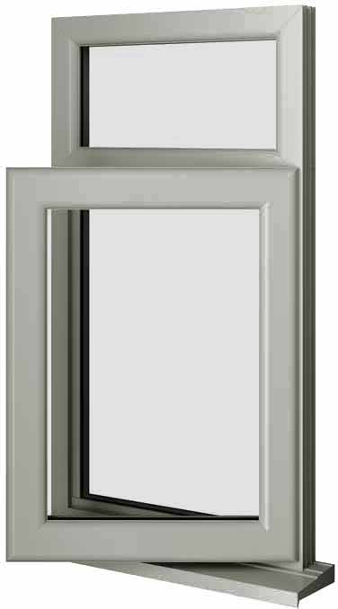 Agate Grey UPVC Window Style 9