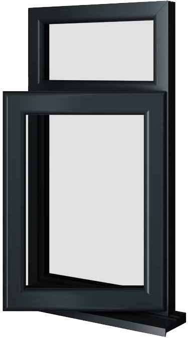 Grey UPVC Window Style 9