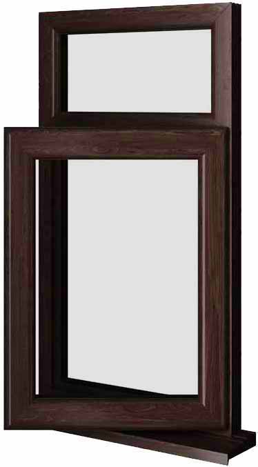 Rosewood UPVC Window Style 9