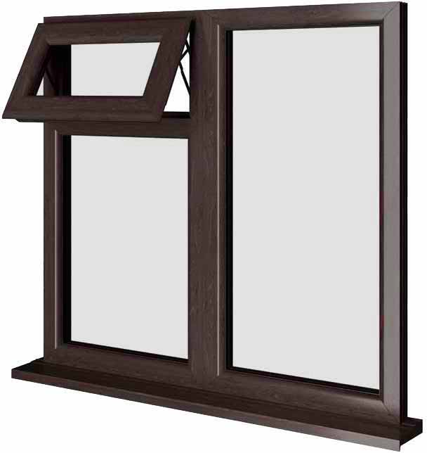 Rosewood UPVC Window Style 90