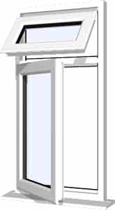 White UPVC Window Style 11