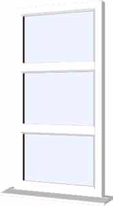 White UPVC Window Style 13