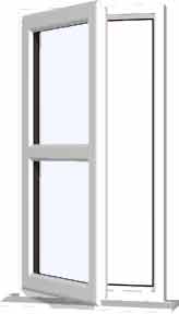 White UPVC Window Style 177