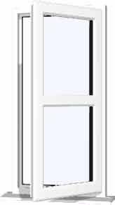 White UPVC Window Style 178