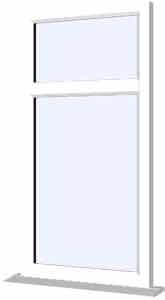White UPVC Window Style 2
