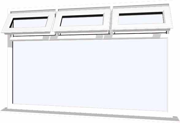 White UPVC Window Style 23