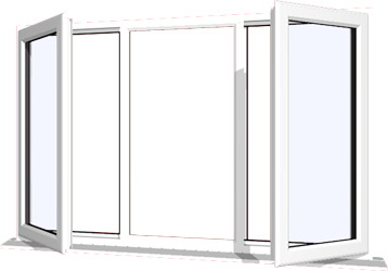 white upvc window style 24