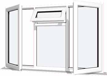 white upvc window style 26