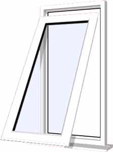 White UPVC Window Style 3