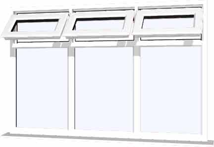 White UPVC Window Style 30