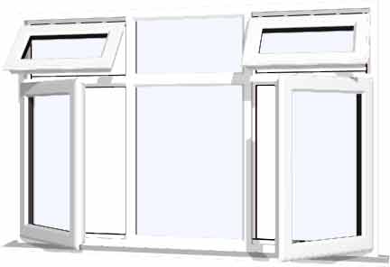 white upvc window style 31