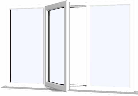 White UPVC Window Style 33