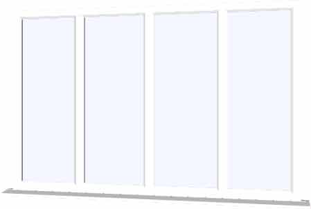 White UPVC Window Style 38