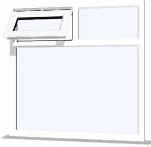 White UPVC Window Style 44
