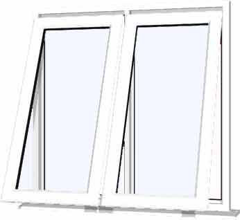 White UPVC Window Style 53