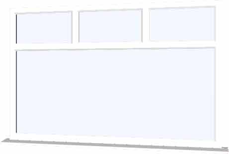 White UPVC Window Style 73