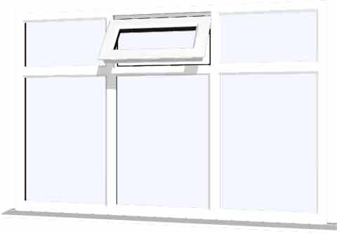 White UPVC Window Style 78