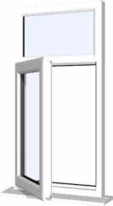 White UPVC Window Style 8